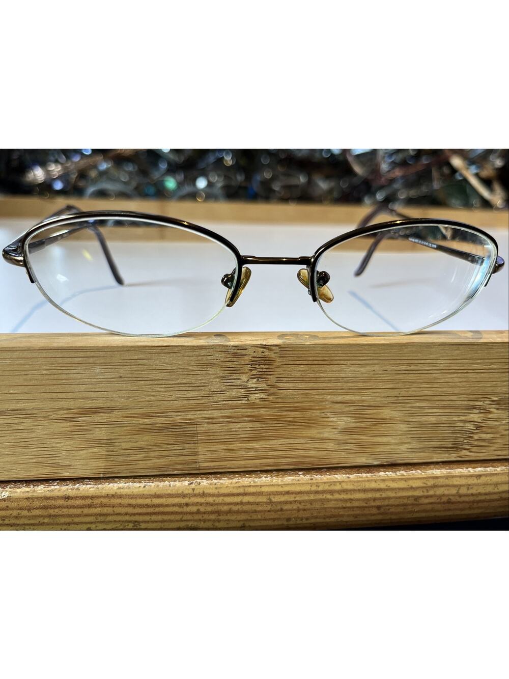 Saki Eyewear Mod 508 Eyeglasses Col. BWN Brown Frame 50-19-140 Handmade Japan